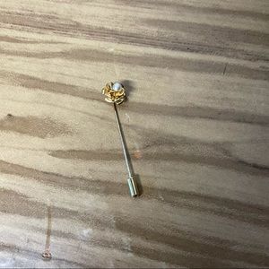 Vintage Floral Pearl Gold Pin/Broach
